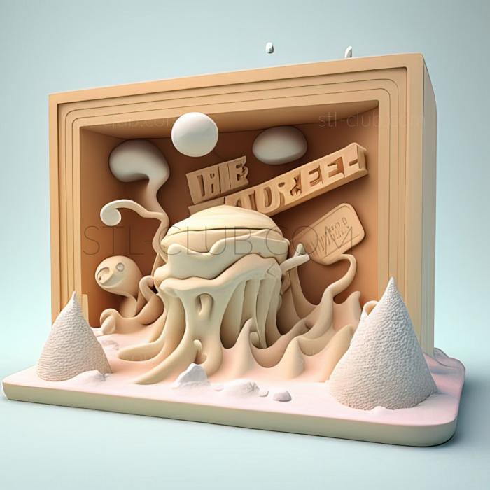 3D модель Freeze Frame Freezer VS Purin посреди снегопада (STL)